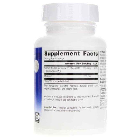 Sleep Science Melatonin 2.5 Mg Lozenges, SNN